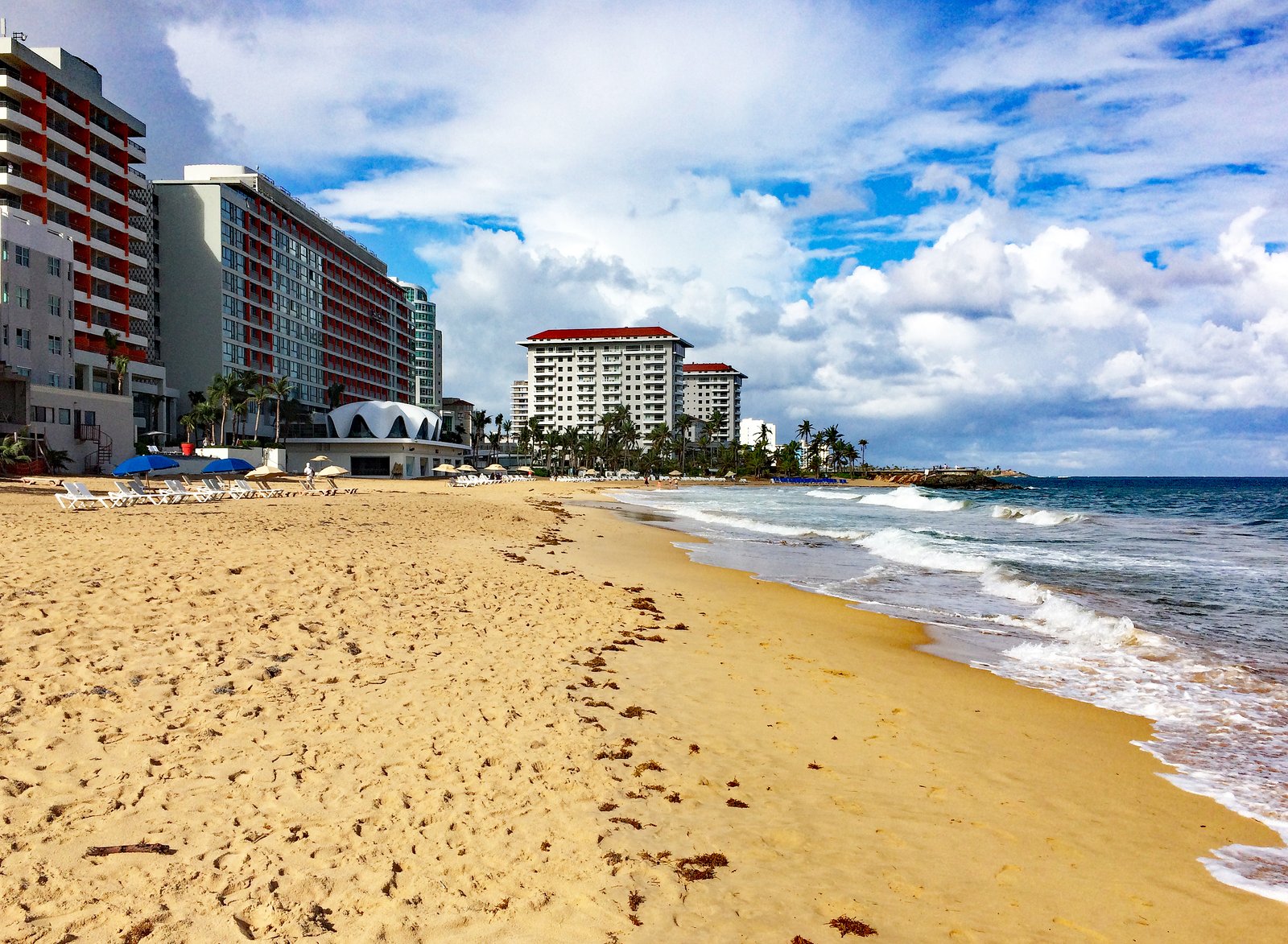Playa del Condado en San Juan, Puerto Rico